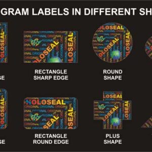 different shape hologram sticker manufacturers