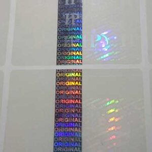 transparent metalized hologram chennai