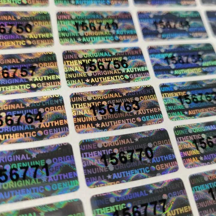 serial number hologram manufacturers bangalore
