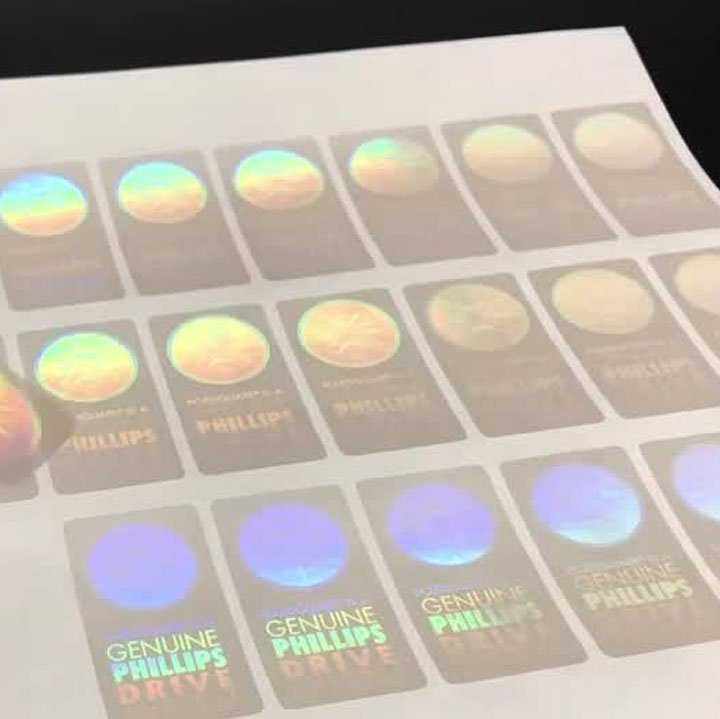 transparent holographic stickers india