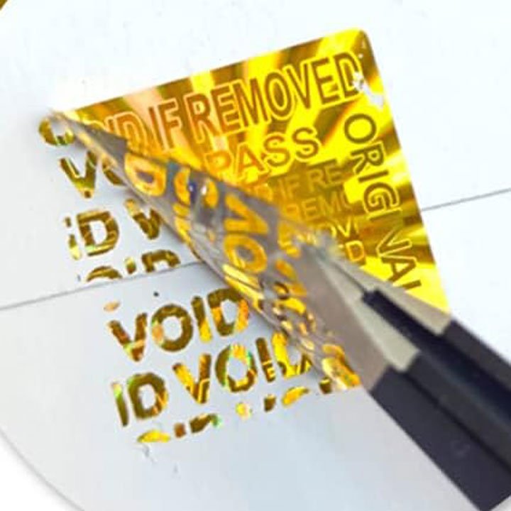 void hologram labels manufacturers bangalore