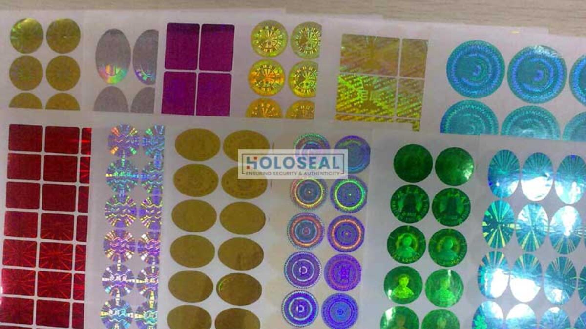holographic circle stickers