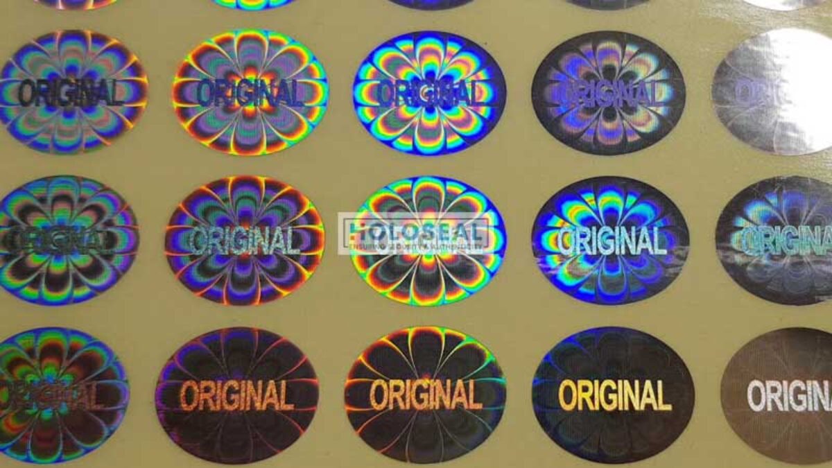 holographic product labels