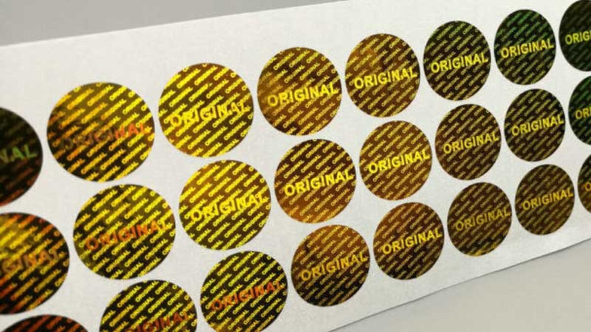 sticker printing holographic
