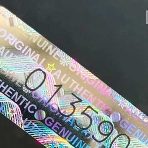 transparent holographic stickers