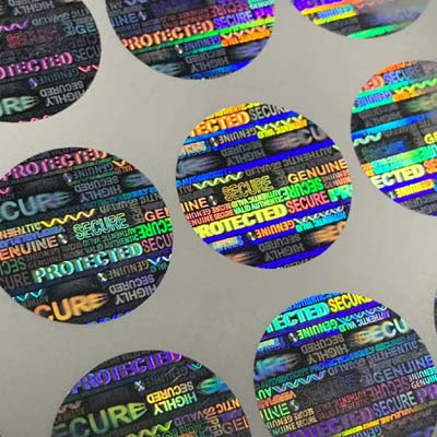 hologram stickers in northeast india