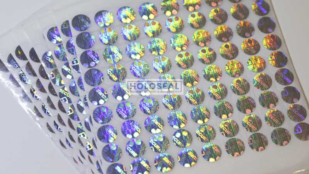 hologram label printing