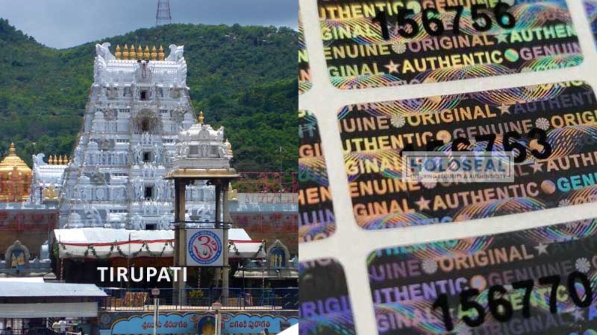 hologram stickers tirupati