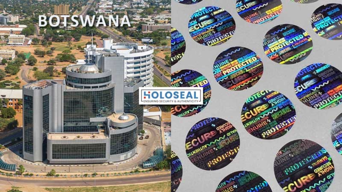 hologram labels botswana