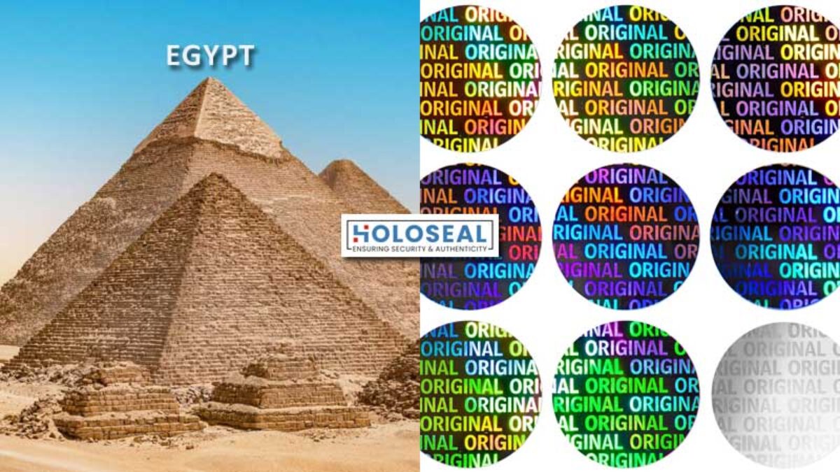 hologram labels egypt