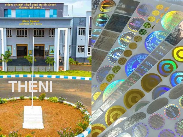 hologram labels stickers theni