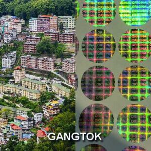 hologram labels stickers gangtok