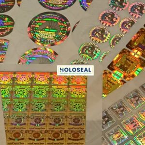 aesthetic tamper evident hologram