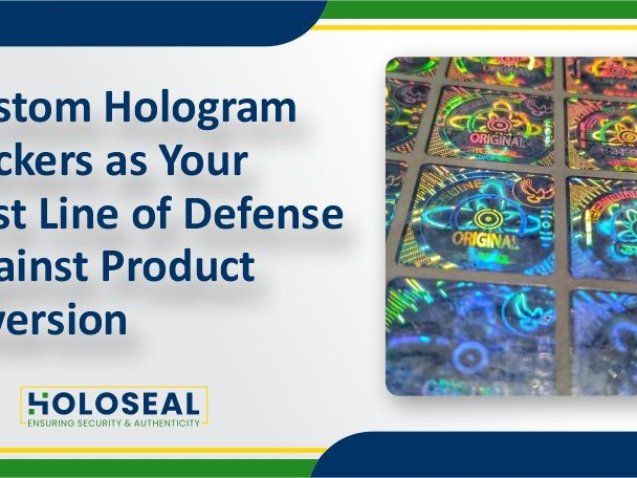 custom hologram labels in india