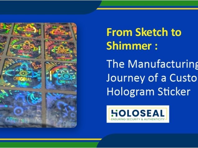 custom hologram sticker manufacturing