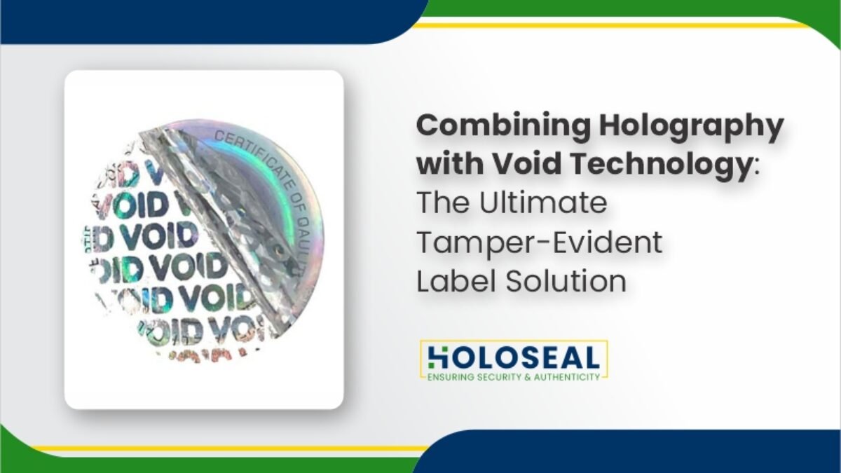 hologram labels with void technology