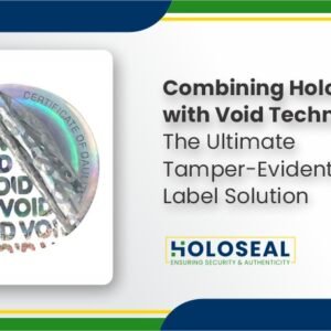 hologram labels with void technology