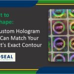 custom die cut hologram labels