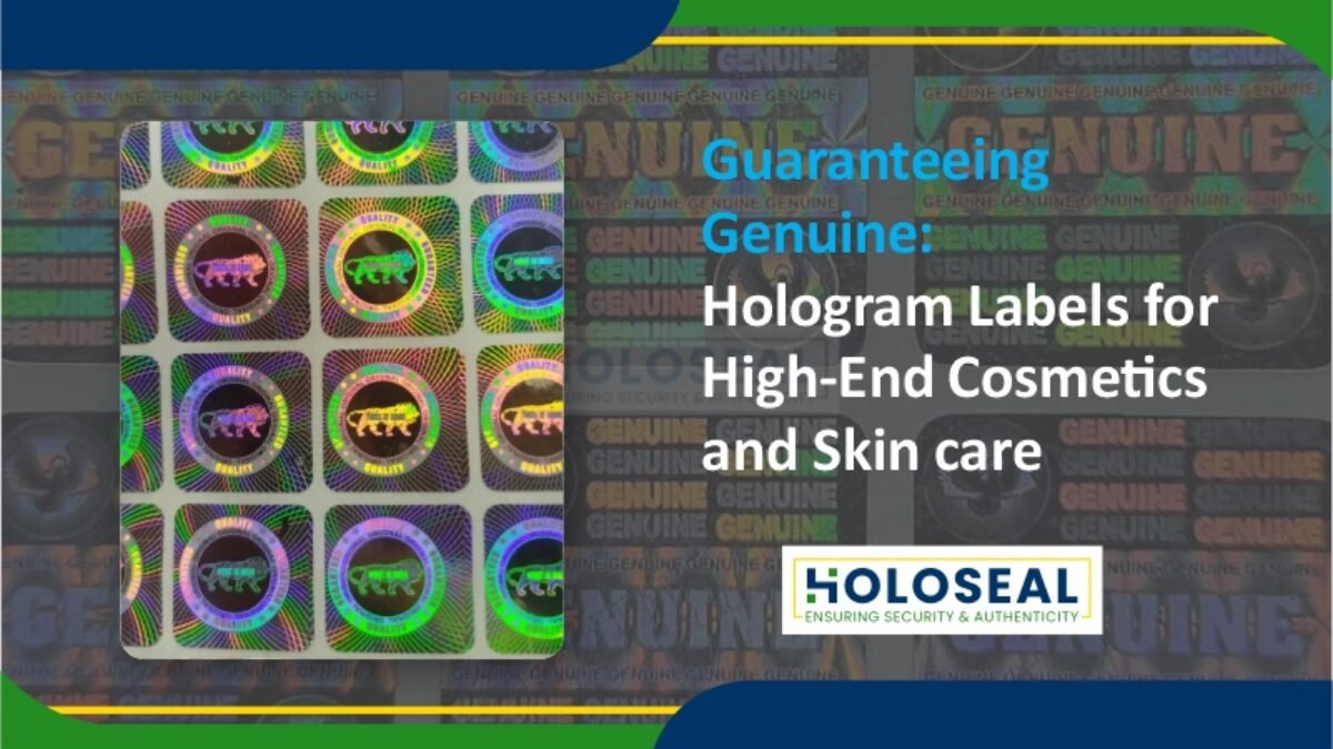 hologram labels for high end cosmetics