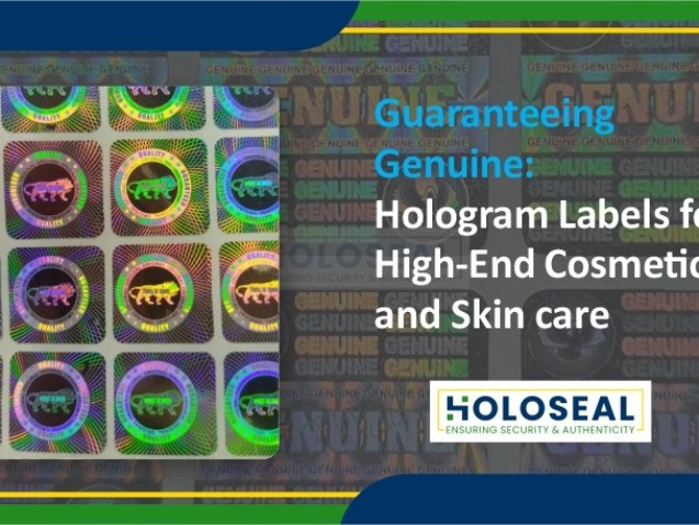 hologram labels for high end cosmetics