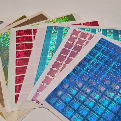 colour hologram labels