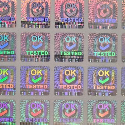 ok tested hologram labels