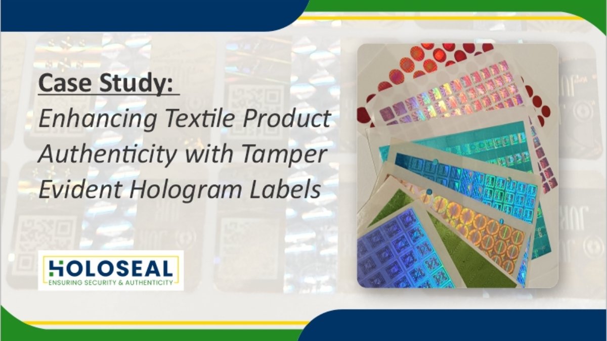 product authenticity with tamper evident holograms