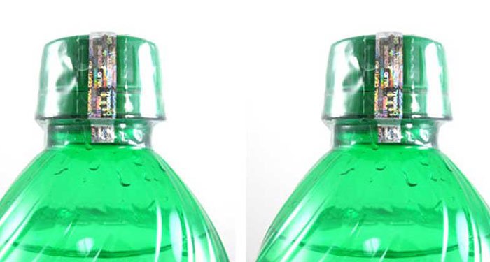 pvc shrink sleeves with holographic strips