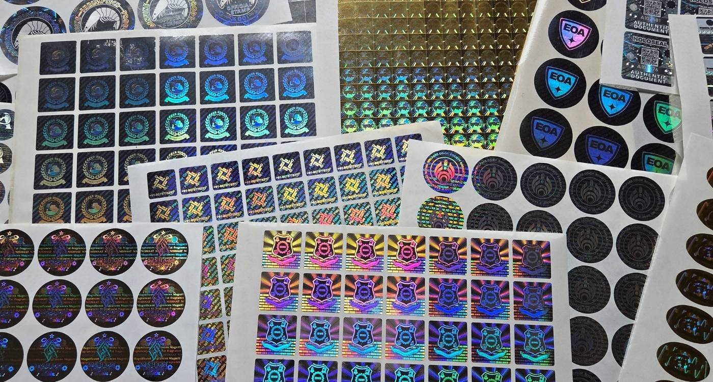 2d-3d hologram labels