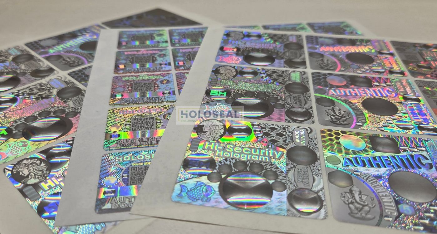 3d hologram labels