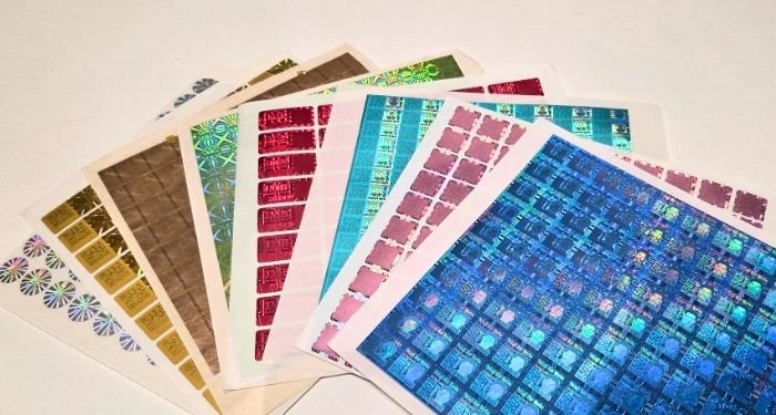 colour hologram labels