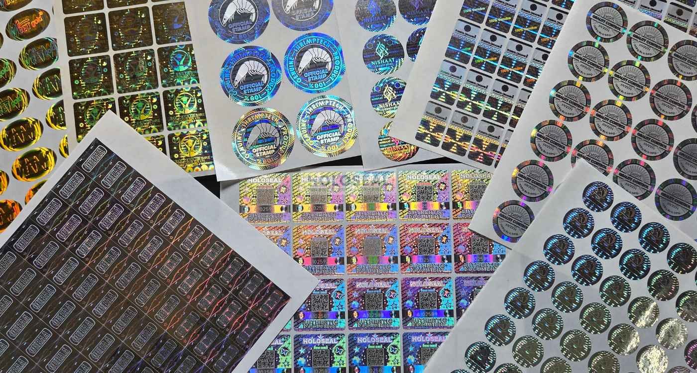 dotmatrix hologram labels