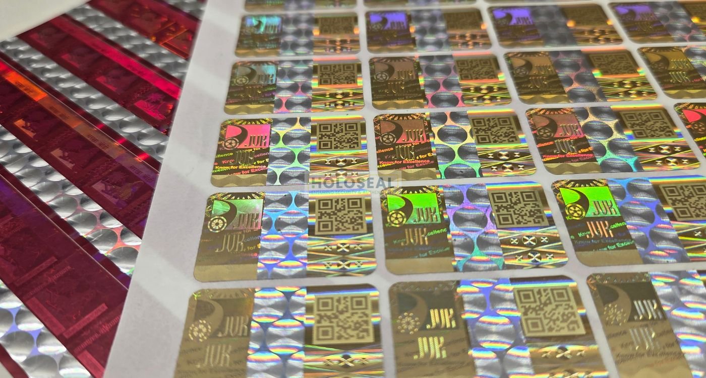 two colour hologram stickers