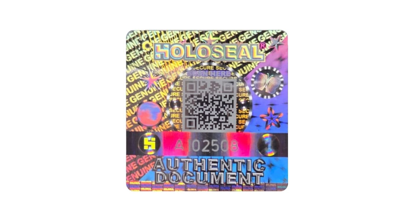 qr code hologram labels